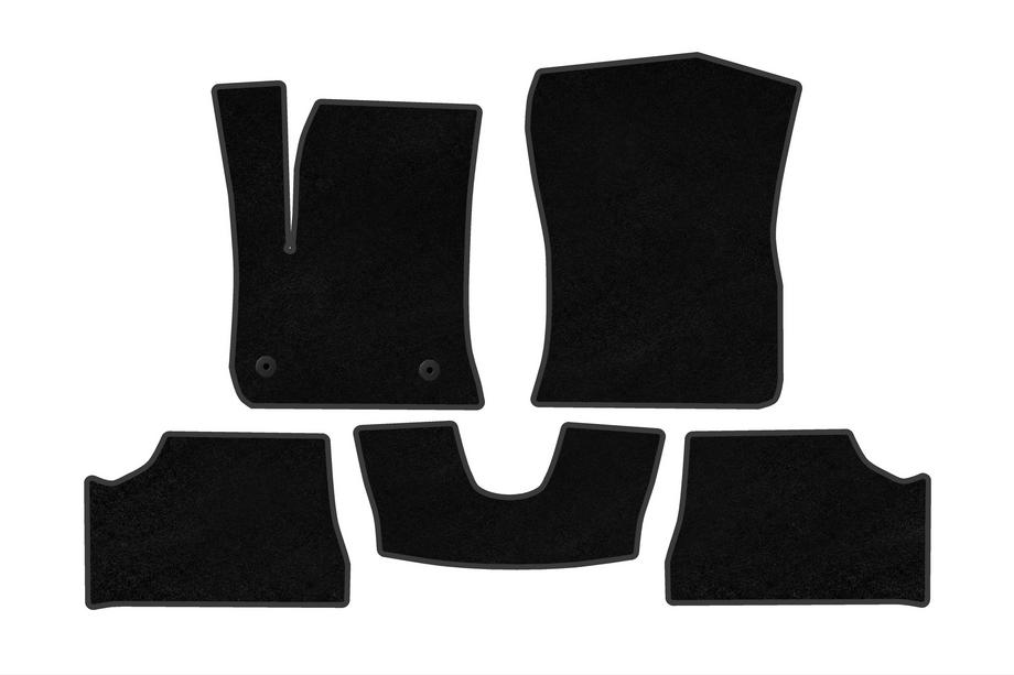Jeep Avenger 2023- Tapis de sol textile Premium (Noir) Image