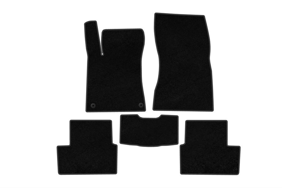 Mercedes CLA C118 2019- Tapis de Sol Textile Premium (SD, Noir) Photo 1