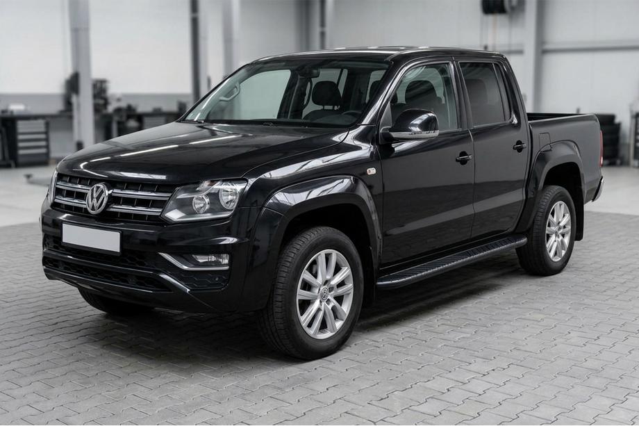 Volkswagen Amarok 2010-2022 Marchepieds Latéraux Bosphorus Black (2 pcs, Aluminium) Image