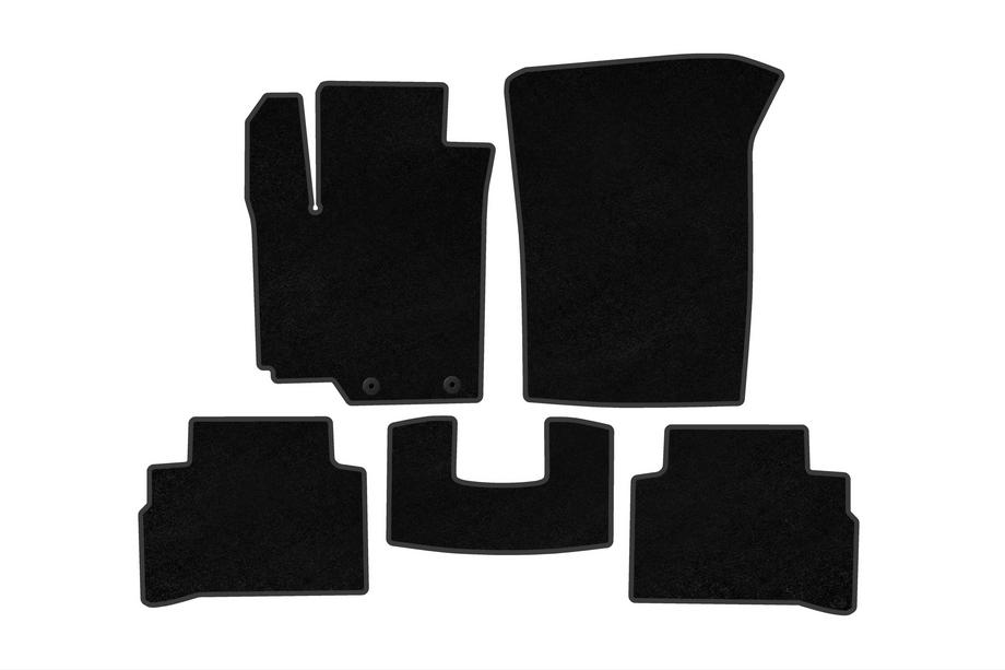 Suzuki Vitara 2015- Tapis de sol textile Premium V2 (Noir) Image