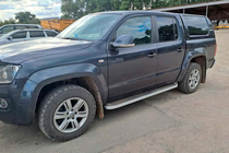 Volkswagen Amarok 2010-2022 Marchepieds Latéraux Tayga Grey (2 pcs, Aluminium) photo 3