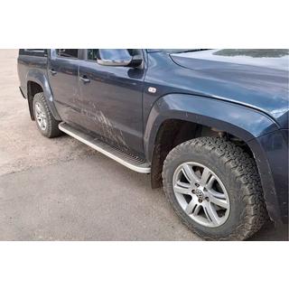 Marchepieds Latéraux Tayga Grey (2 pcs, Aluminium) Volkswagen Amarok 2010-2022 photo 1