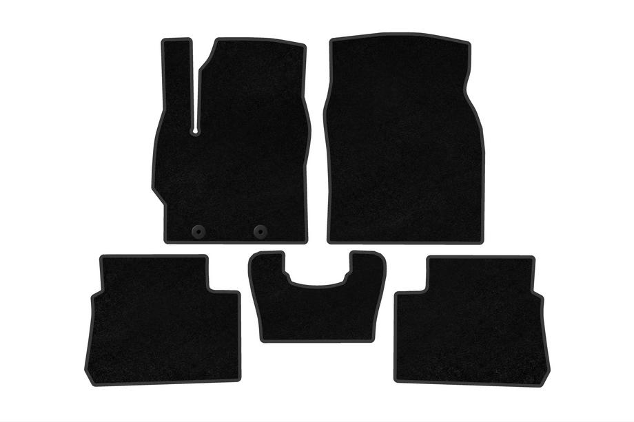 Toyota Yaris/Yaris Cross (XP210) 2020- Tapis de sol textile Premium (Hybrid, Noir) Photo 1