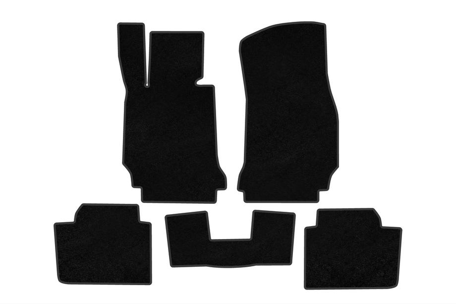 BMW 4 Series F32/F33/F36 2012-2020 Tapis de Sol Textile Deluxe (Pour F36, Noir) Image
