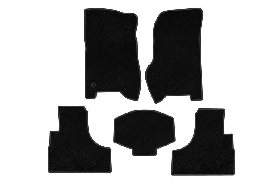 Jeep Cherokee/Liberty 2002-2007 Tapis de sol textile Deluxe (Noir) Image