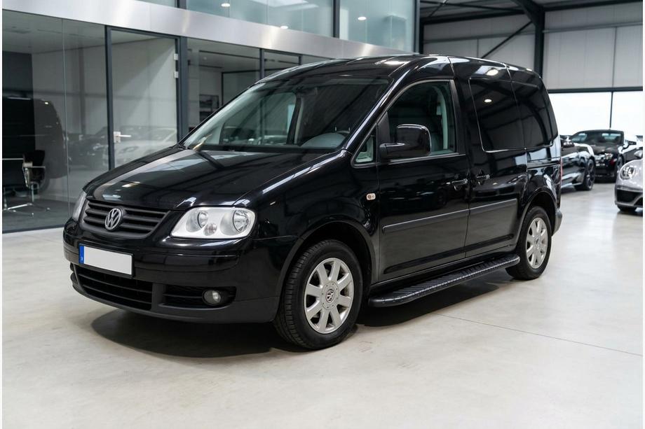Volkswagen Caddy 2004-2010 Marchepieds Latéraux Bosphorus Black (2 pcs, Aluminium) Image