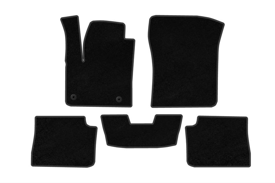 Opel Corsa F 2019- Tapis de sol textile Deluxe (Électrique, Noir) Image