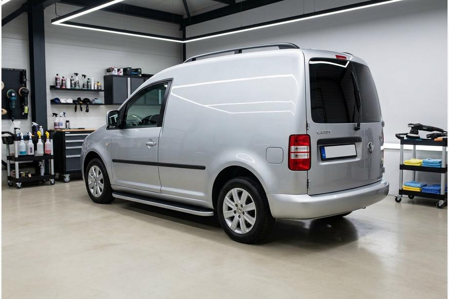 Volkswagen Caddy 2004-2010 Marchepieds Latéraux Tayga Grey (2 pcs, Aluminium) Image