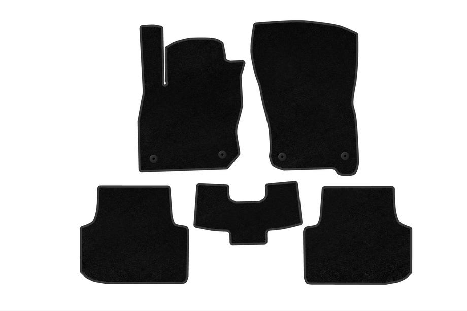 Seat Leon 2020- Tapis de sol textile Deluxe (Noir) Image