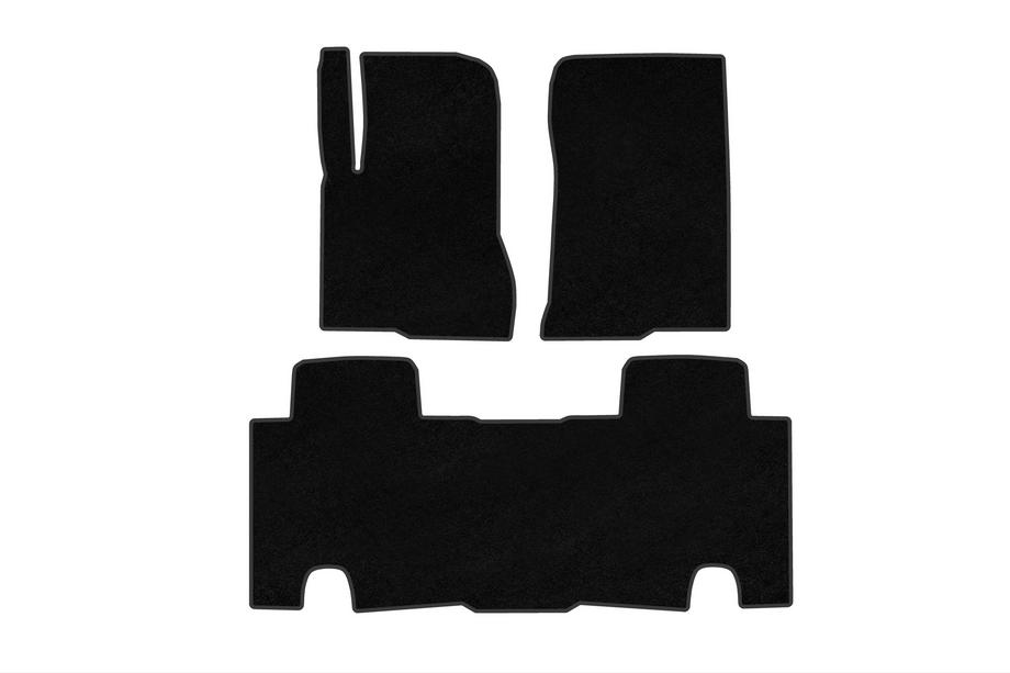 SsangYong Musso II 2018– Tapis de sol textile Deluxe (Noir) Photo 1