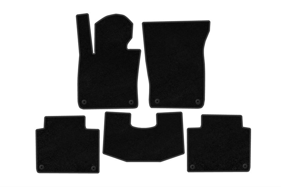 Volvo S90/V90 2016- Tapis de sol textile Deluxe (SW, Noir) Image
