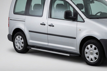 Volkswagen Caddy 2010-2015 Marchepieds Latéraux Duru (2 pcs, Aluminium) photo 1