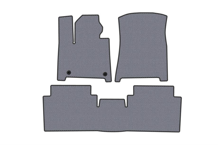 Hyundai Santa Fe 5 2023- Tapis en Caoutchouc Carsuit (2 Rangées, Gris) Photo 1