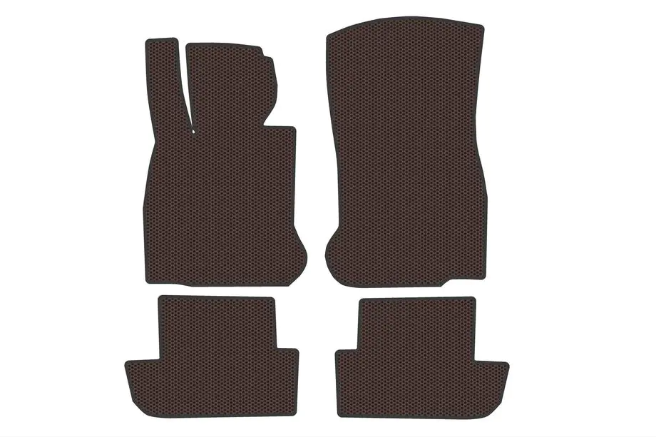 BMW 6 Series F12/F13/F06 2011-2018 Tapis de sol en caoutchouc Carsuit (pour F12/13, Marron) Photo 1