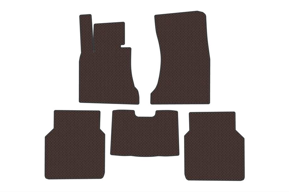 BMW 7 Series E65/66 2001-2008 Tapis de sol en caoutchouc Carsuit (pour E66, marron) Photo 1