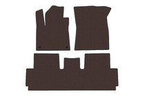 Citroen C-4 Picasso 2013–2022 Tapis de sol en caoutchouc Carsuit (pour Grand, 2 rangées, Marron) photo 1