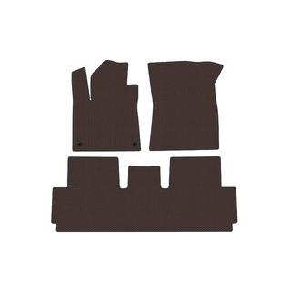 Tapis de sol en caoutchouc Carsuit (pour Grand, 2 rangées, Marron) Citroen C-4 Picasso 2013–2022 photo 1