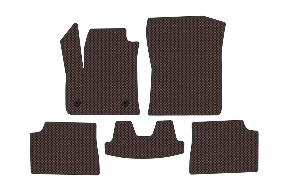 Fiat 600/600e 2023– Tapis en caoutchouc Carsuit (Électrique, Marron) Image
