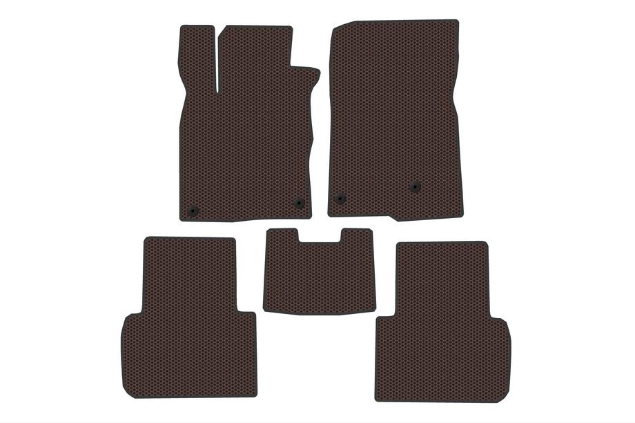 Honda Civic Sedan 2021- Tapis en Caoutchouc Carsuit (Marron) Image