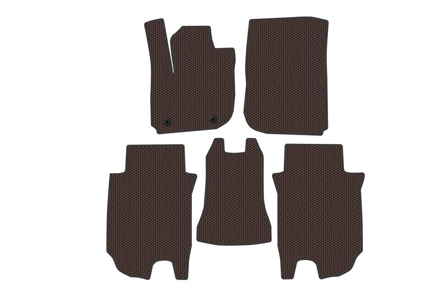 Honda HR-V 2021- Tapis en caoutchouc Carsuit (Électrique, Marron) Photo 1