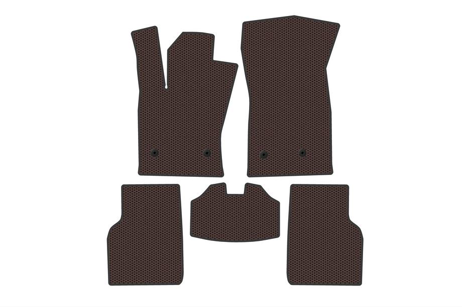 Jeep Compass 2016- Tapis en Caoutchouc Carsuit (Marron) Image
