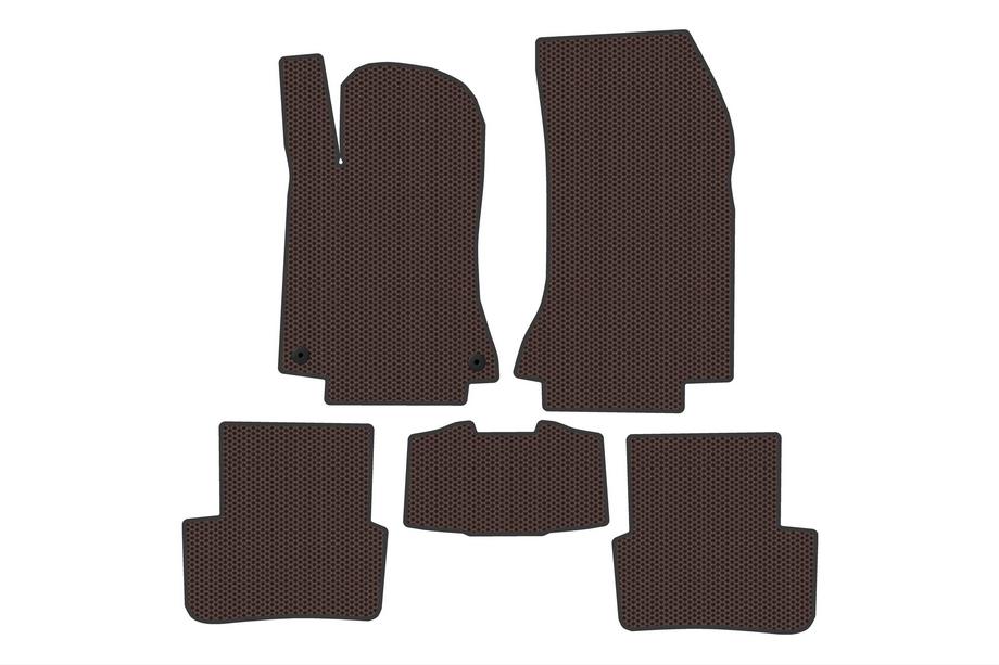 Mercedes B-class W246 2011-2018 Tapis en Caoutchouc Carsuit (Marron) Image