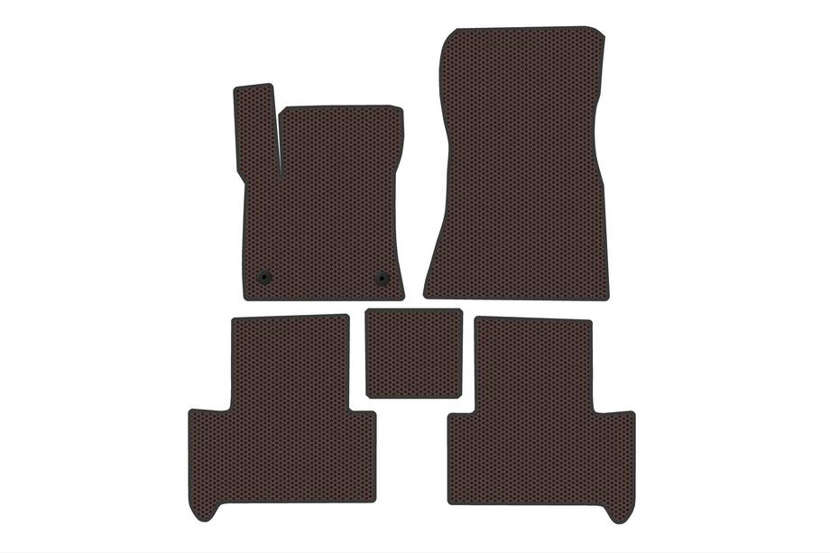 Mercedes EQB 2021- Tapis en Caoutchouc Carsuit (Marron) Photo 1