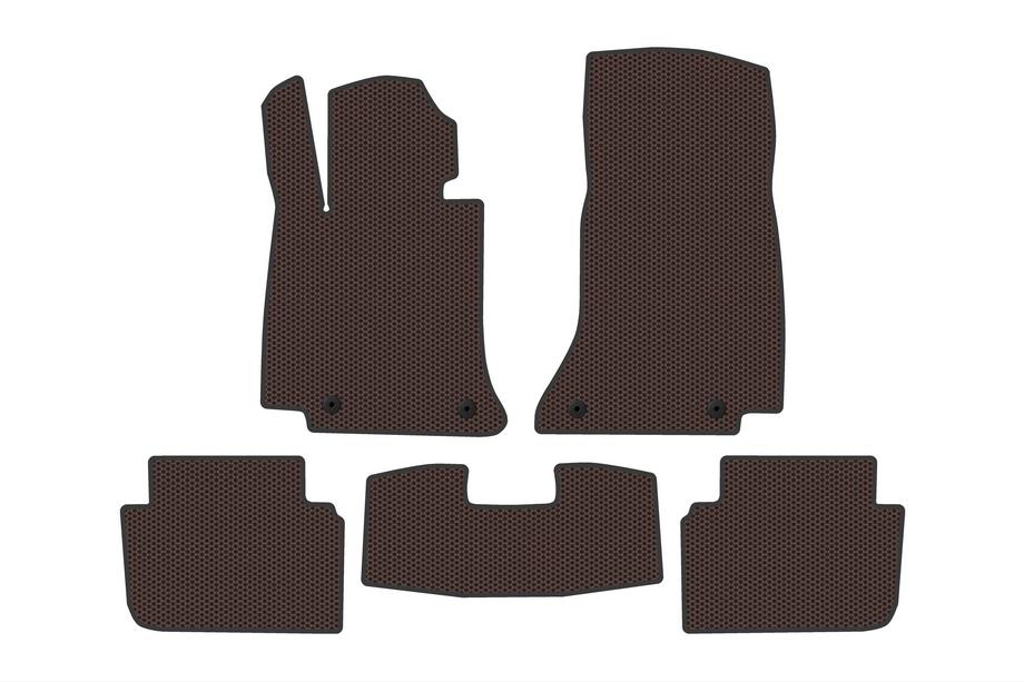 Mercedes CLE C236/A236 2024– Tapis en Caoutchouc Carsuit (Marron) Photo 1