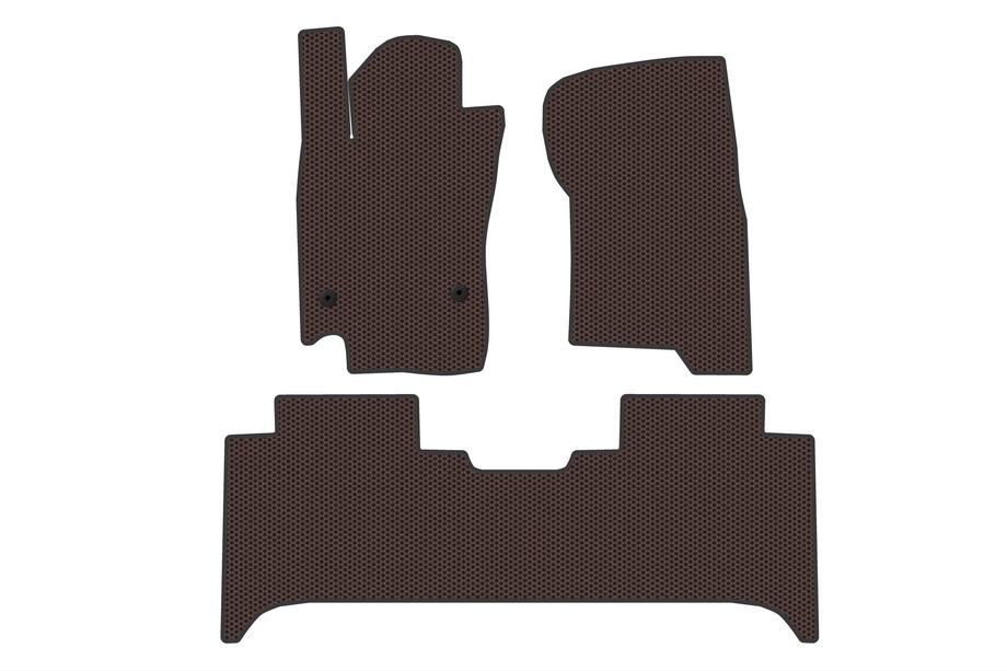 Nissan Navara/NP300 2016- Tapis en Caoutchouc Carsuit V2 (Marron) Photo 1