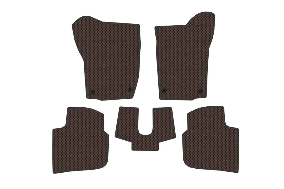 Seat Toledo 2012-2019 Tapis en Caoutchouc Carsuit (Marron) Photo 1