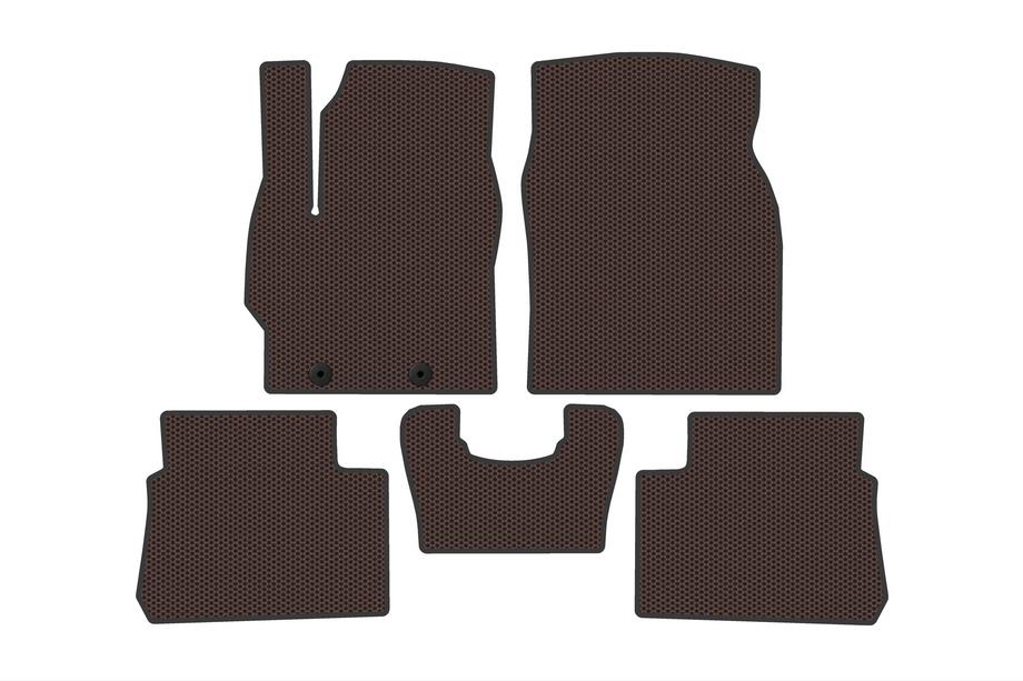 Toyota Yaris/Yaris Cross (XP210) 2020- Tapis de sol en caoutchouc Carsuit (Hybrid, Marron) Image