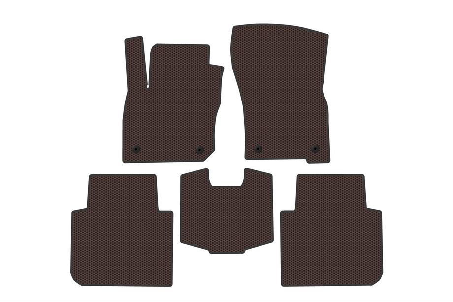 Volkswagen Tayron 2024– Tapis en Caoutchouc Carsuit (Marron) Image
