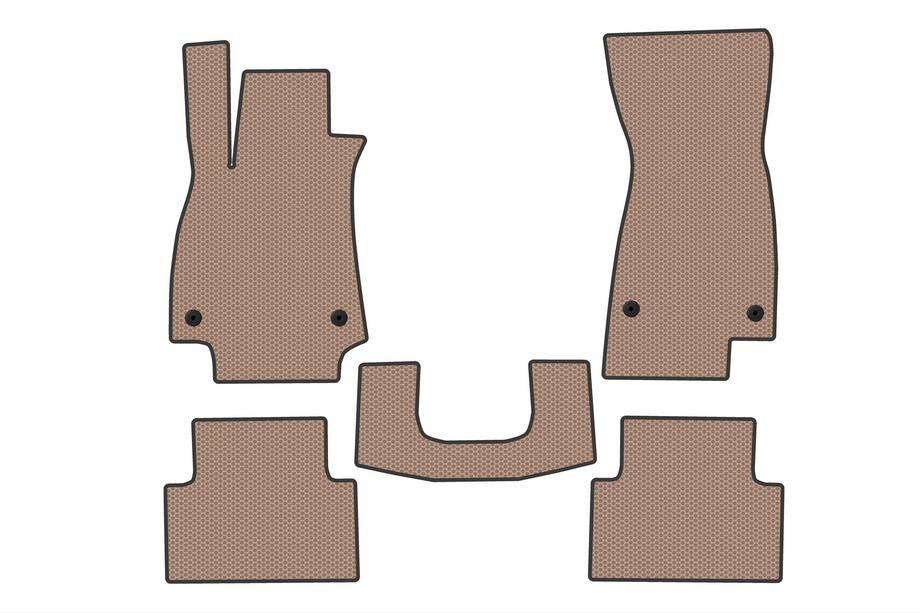 Audi A5 2024– Tapis de sol en caoutchouc Carsuit V2 (Berline, Beige) Photo 1