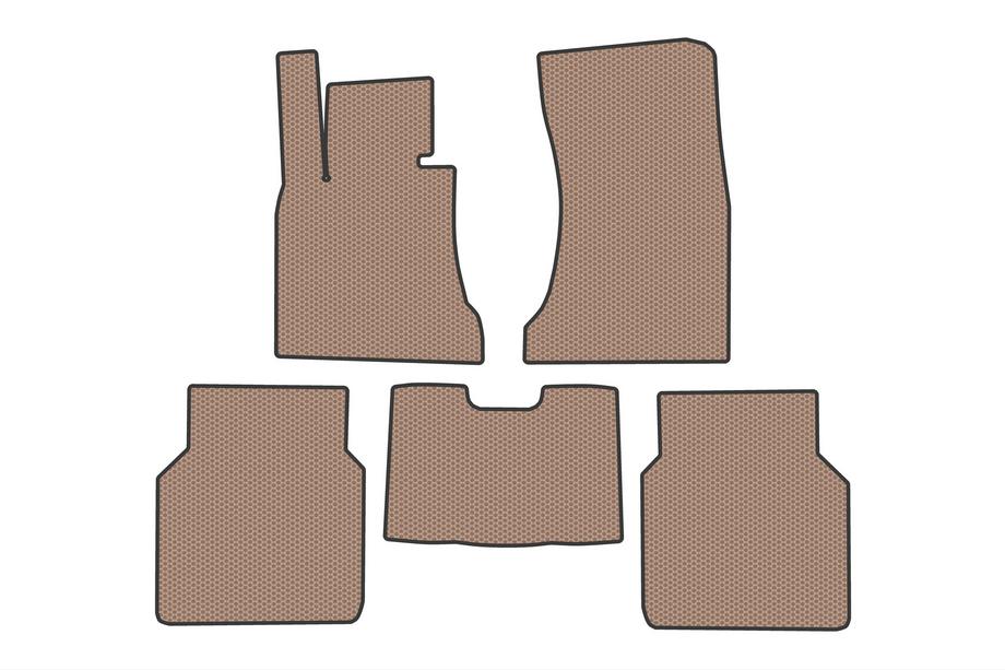 BMW 7 Series E65/66 2001-2008 Tapis de sol en caoutchouc Carsuit (pour E66, beige) Photo 1