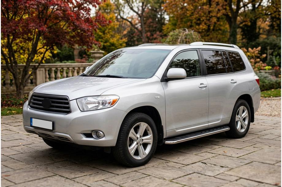 Toyota Highlander 2008-2013 Marchepieds Latéraux Maydos V1 (2 pcs, Aluminium & Inox) Image