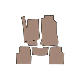 Tapis en Caoutchouc Carsuit (Essence, Beige)