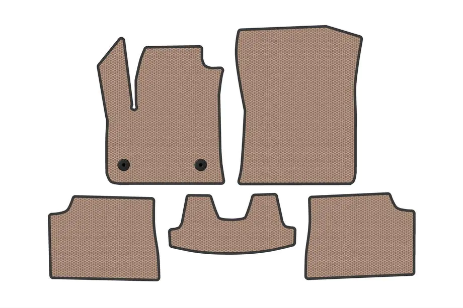 Fiat 600/600e 2023– Tapis en caoutchouc Carsuit (Électrique, Beige) Photo 1