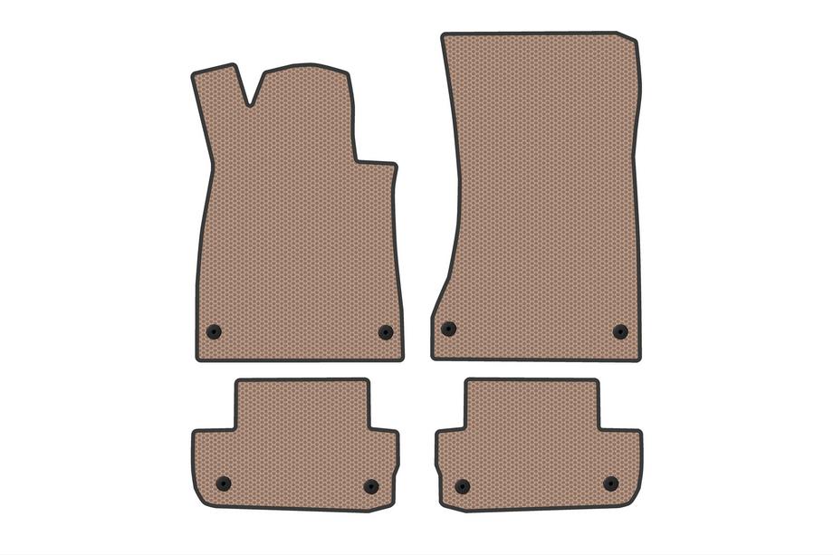 Mercedes S-class C217 Coupe 2014-2020 Tapis en Caoutchouc Carsuit (2017-2020, Beige) Image