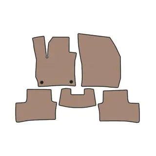 Tapis en caoutchouc Carsuit (Électrique, Beige)