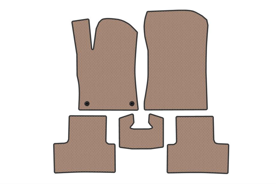 Peugeot 308 2021- Tapis en Caoutchouc Carsuit (Beige) Photo 1
