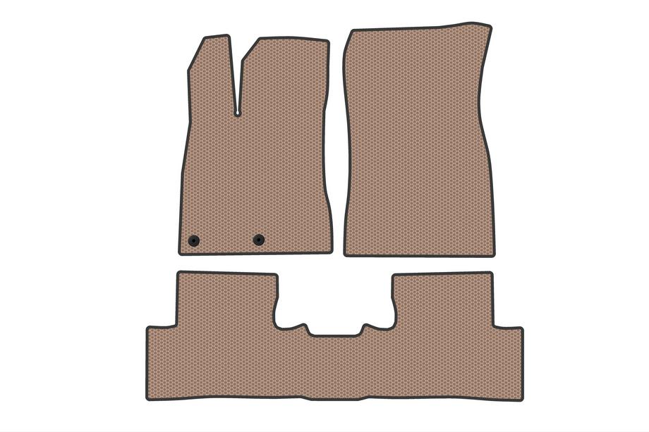 Peugeot 3008 2024- Tapis en Caoutchouc Carsuit (Beige) Photo 1