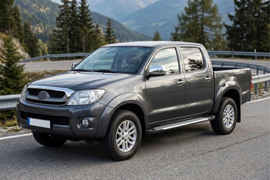 Toyota Hilux 2006-2015 Marchepieds Latéraux Line (2 pcs, Aluminium) Image