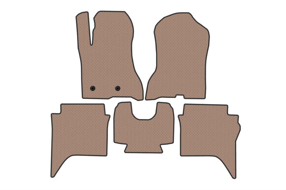 Volkswagen Amarok 2022- Tapis en Caoutchouc Carsuit (Beige) Image