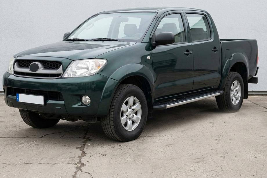 Toyota Hilux 2006-2015 Marchepieds Latéraux Duru (2 pcs, Aluminium) Image