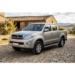 Marchepieds Latéraux Maydos V1 (2 pcs, Aluminium & Inox) Toyota Hilux 2006-2015 photo 1