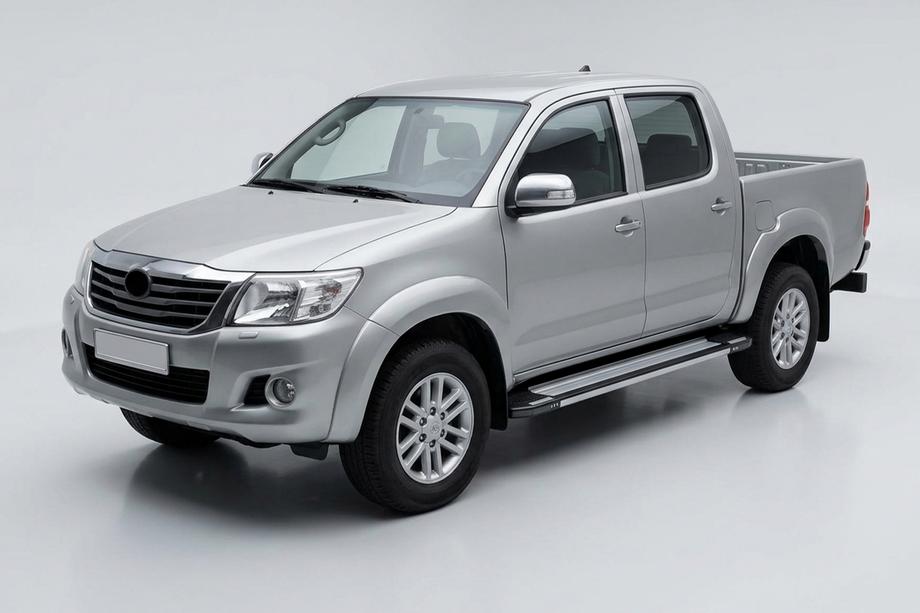 Toyota Hilux 2006-2015 Marchepieds Latéraux Rainbow (2 pcs, Aluminium) Image