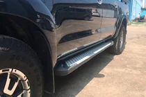 Toyota Hilux 2006-2015 Marchepieds latéraux Allmond Grey (2 pcs, aluminium) photo 2