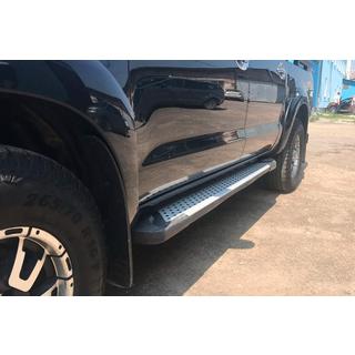 Marchepieds latéraux Allmond Grey (2 pcs, aluminium) Toyota Hilux 2006-2015 photo 2