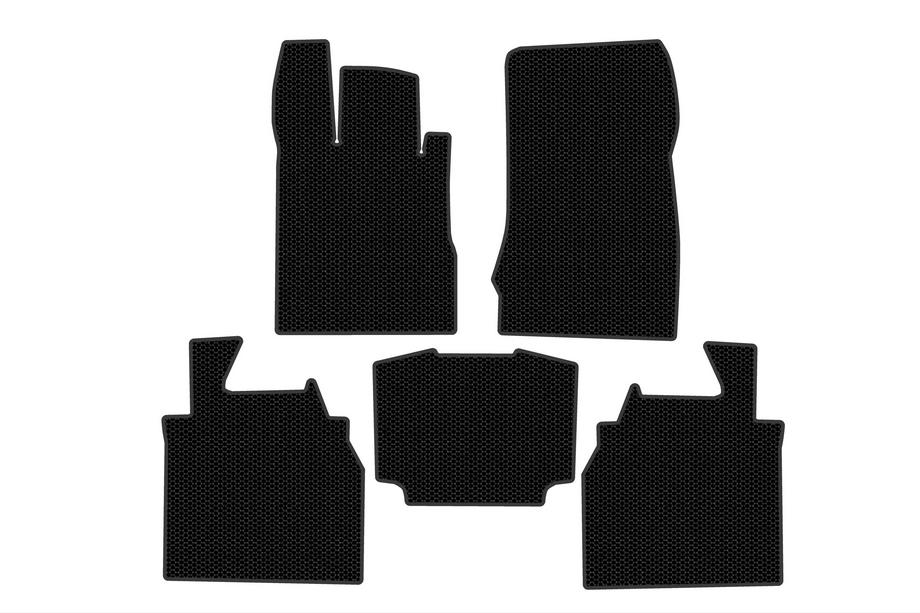 Mercedes S-class W220 1998-2005 Tapis de sol en caoutchouc Carsuit (Long, Noir) Image