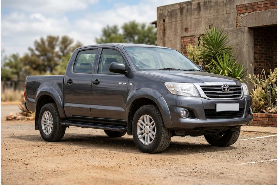 Toyota Hilux 2006-2015 Marchepieds Latéraux Allmond Black (2 pcs, Aluminium) Image